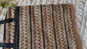 Unique Zigzag Weave Tote Bag