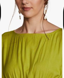 Chic Lime Green Kaftan Dress