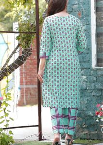Free Delivery - Printed Kurta Set, XL Size