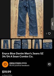 Enyce Blue Denim Jeans