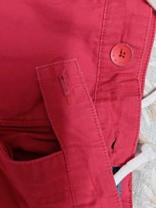 Red Bermuda Shorts