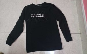 Black Long Sleeve "Dazzle" T-Shirt