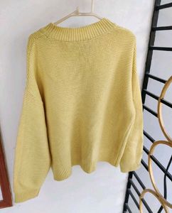 Yellow Knit Sweater