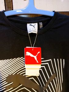 New With Tag Puma Graphic Tee - Black