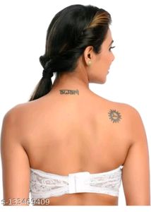 Lace Strapless Tube Bra