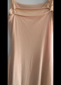 peach Cat Graphic Slip Dress