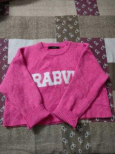 oversized crop sweatshirt