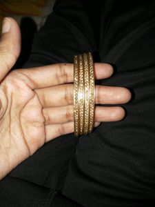 Golden Stone 4 Piece Bangle, Used Twice,