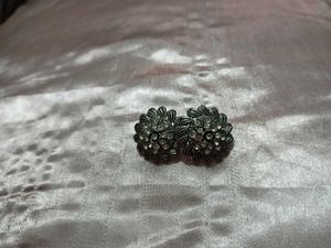 Oxidised Silver Floral Ring &amp; Earrings Combo 💍✨