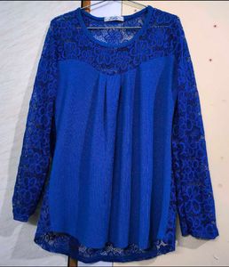 New Blue Lace Top💙