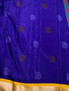 Vibrant Purple Joint Saree with Gold Border