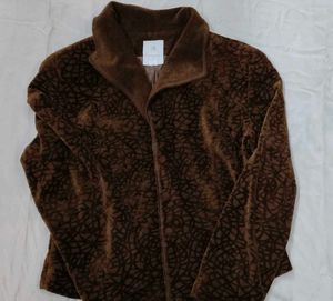 Brown Patterned Jacket