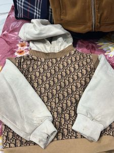 Dior Print Knitted Hoodie