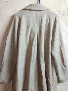 Oversized Plaid Double-Breasted Blazer