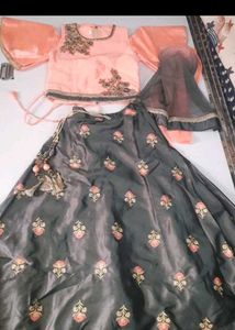 Designer Girl's Lehenga Choli Set