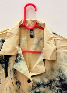 Tie-Dye Collared Top