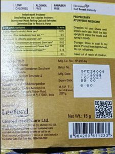 Geofresh Elaichi Mouth Freshener Spray