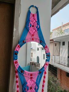 Sale🔥🔥Handmade Macrame Wall Hanging Mirror.