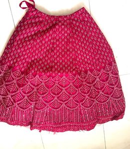 Pink Sequins Lehenga Choli