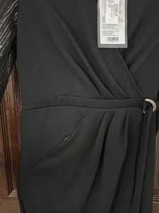 DRESSBERRY Black Wrap Dress