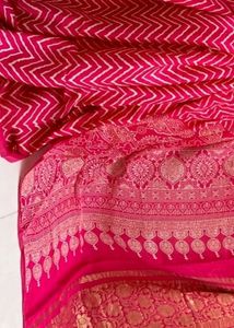 New Without Tag Ajrakh Modal Silk Zari Pallu Saree