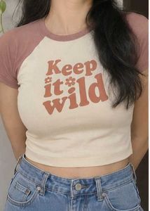 "KEEP IT WILD" TOP