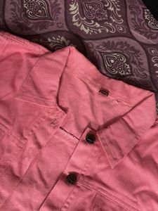 Pink Denim Jacket