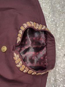 Elegant Mens Nehru Jacket (work) self designed