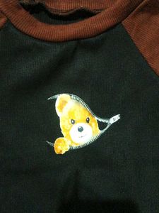 Cute Teddy Bear Graphic T-Shirt