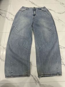 Light Wash Wide Leg Jeans