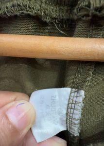 Winter Olive Green Comfortable Trousers