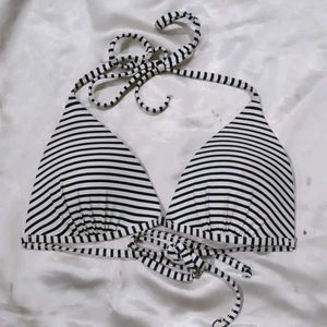 Striped Bikini Top