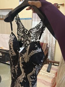 Sparkling Black Sequin Cami Top (M-L)