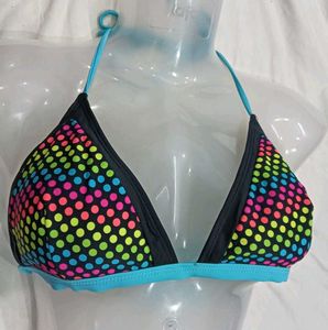 🪔 Vibrant Polka Dot Bikini Top