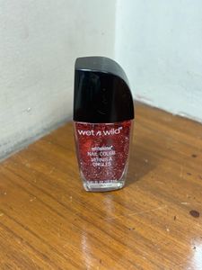 Wet n Wild Red Glitter Nail Polish