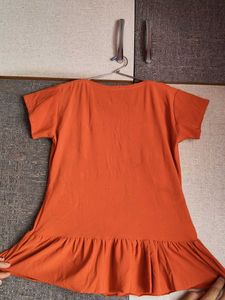 Orange Embellished top