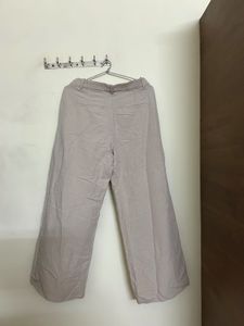 H&amp;M beige Wide-Leg Pants