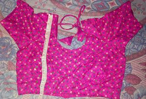 Pink Stitched Blouse