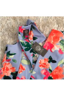 Vibrant Floral Print Sleeveless Dress
