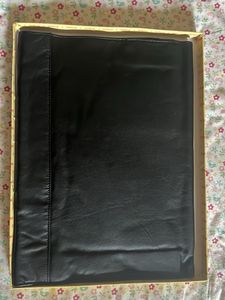 Leather folder for important papers