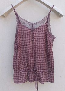 Chic Houndstooth Cami Top