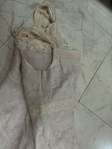 Vintage Lace Trimmed Slip Dress