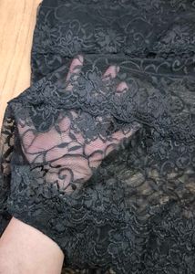 Net padded camisole dress