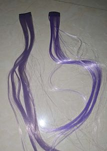 Clip-in Purple Highlight Hair Extensions
