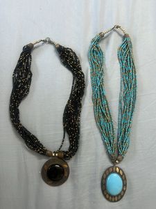 Boho Beaded Layered Necklace