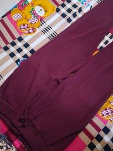 Maroon Jogger Pants
