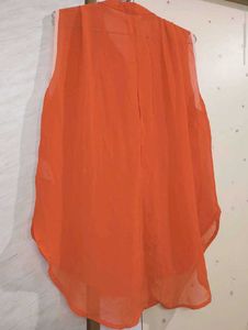 New Sheer Orange Tunic 🧡