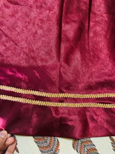 Burgundy Lehenga Set