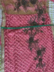 Embellished Pink &amp; Gold Tunic