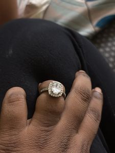 Sparkling Oval Cut Engagement Ring